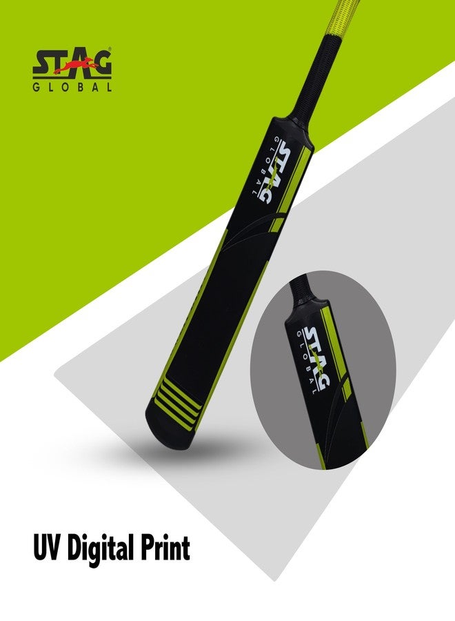 STAG Global Plastic Cricket Bat - Lightweight & Durable for All Ages | Hard Plastic Bat for Tennis & Soft Ball Cricket | Perfect for Indoor & Outdoor Play (Cricket Bat) - Image 3