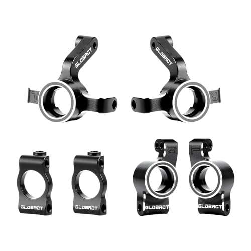 GLOBACT Aluminum Alloy RC Upgrade Part for 124 LOSI MicroB 128 MicroT 2S 2WD LOS00007T1 LOS00007T2 LOS1392T1 LOS1392T2 - Image 5