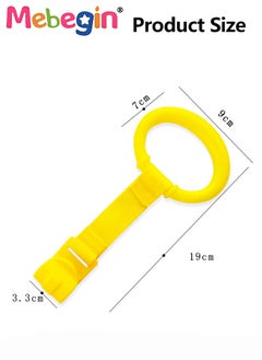 MEBEGIN Baby Bed Crib Pull Rings Cot Hanging Rings Walking Assistant for Infant Baby Toddler 4 Colors  - Image 3