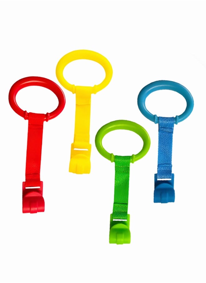 MEBEGIN - Baby Bed Crib Pull Rings Cot Hanging Rings Walking Assistant for Infant Baby Toddler 4 Colors - Image 1