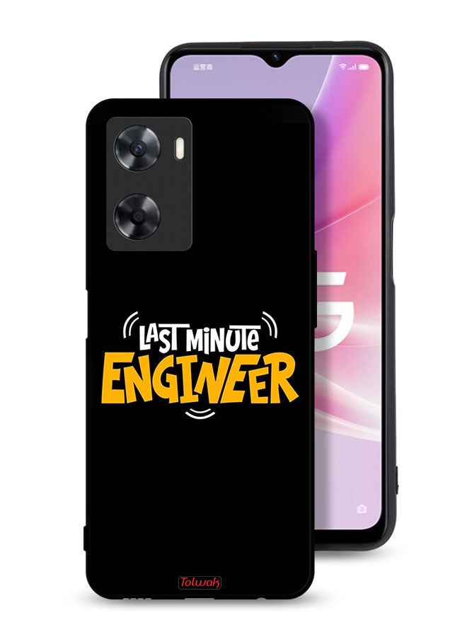 Tolwak Oppo A77 4G Protective Case Cover Last Minute Engineer - Image 1