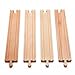 Maxim Enterprise, maxim enterprise inc Wooden Train Track Set 8 Straight Railway Track for Toy Train Expansion Track Pack Compatible with Thomas Friends Brio Wooden Railway and Other Major Brands 4 Piece - Image 4