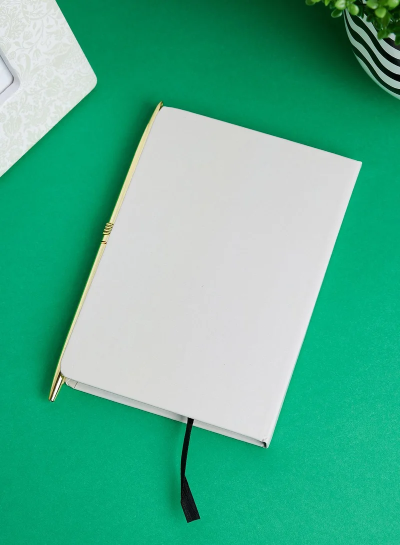 Back to school kit A6 Hardcover Notebook With Metallic Pen