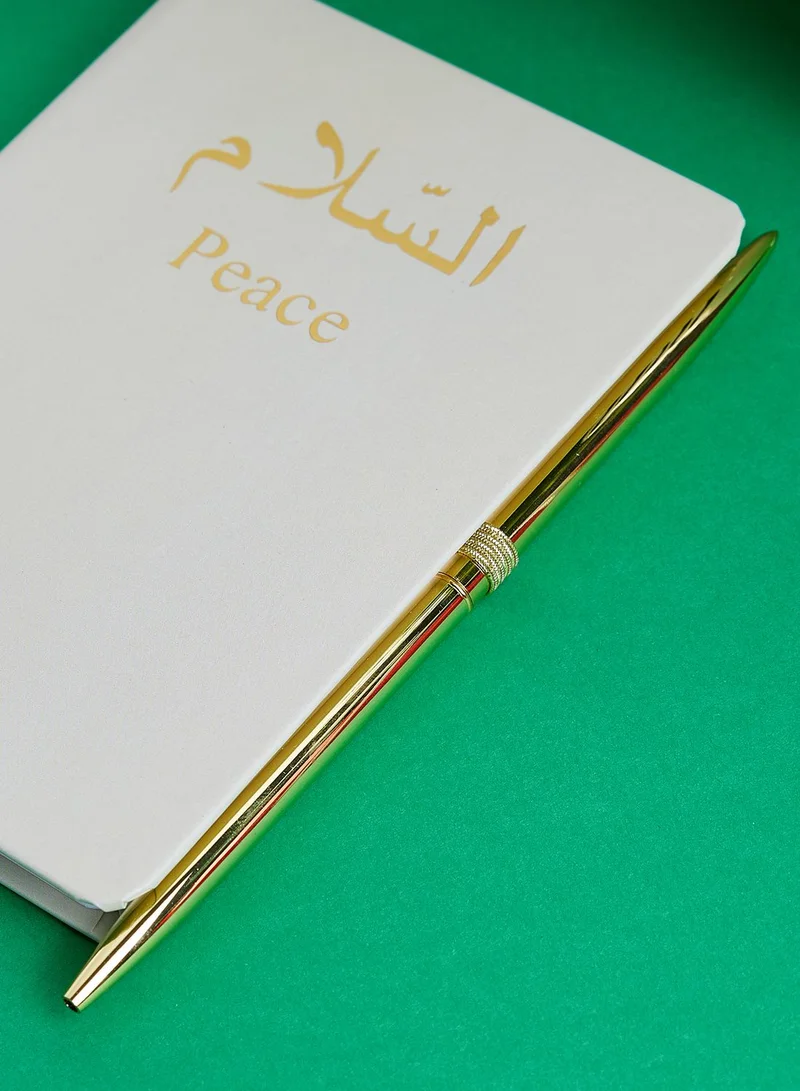 Back to school kit A6 Hardcover Notebook With Metallic Pen