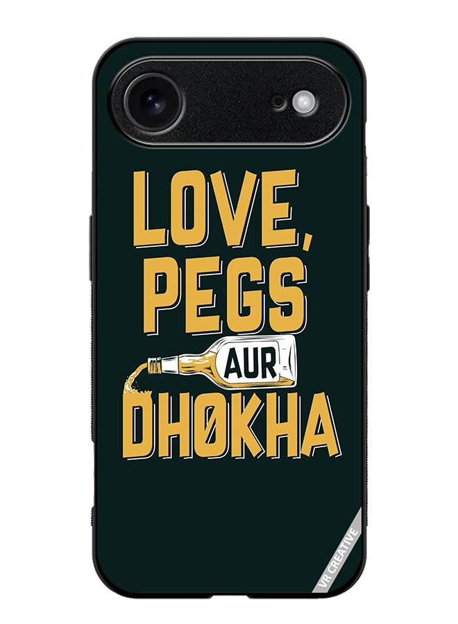 Protective Case Cover For Apple iPhone 17 Air Love Pegs Aur Dhoka Design Multicolour