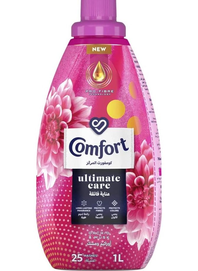 Comfort Ultimate Care Orchid & Musk Concentrated Fabric Softener 1000ML