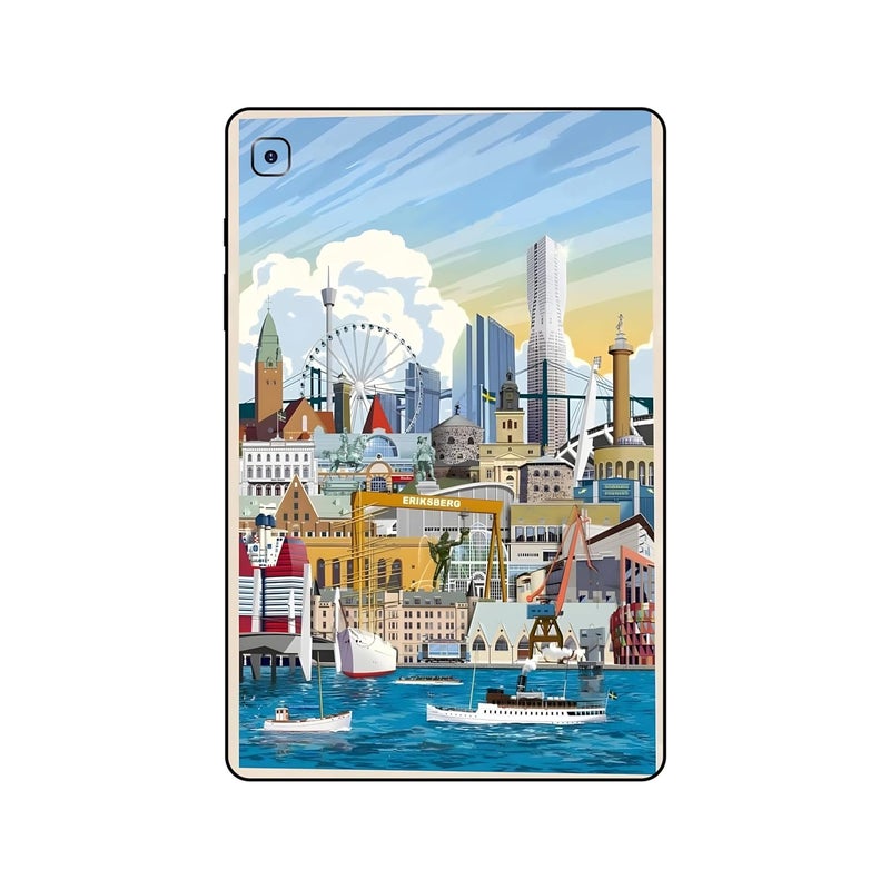 WRAP CRAFT Tablet Skins Compatible with Samsung TAB S6 LITE Skins Revamp Your tablet's Style with This Protective & Fashionable Skins for Samsung TAB S6 LITE ;Samsung TAB S6 LITE -DP-143 - Image 1