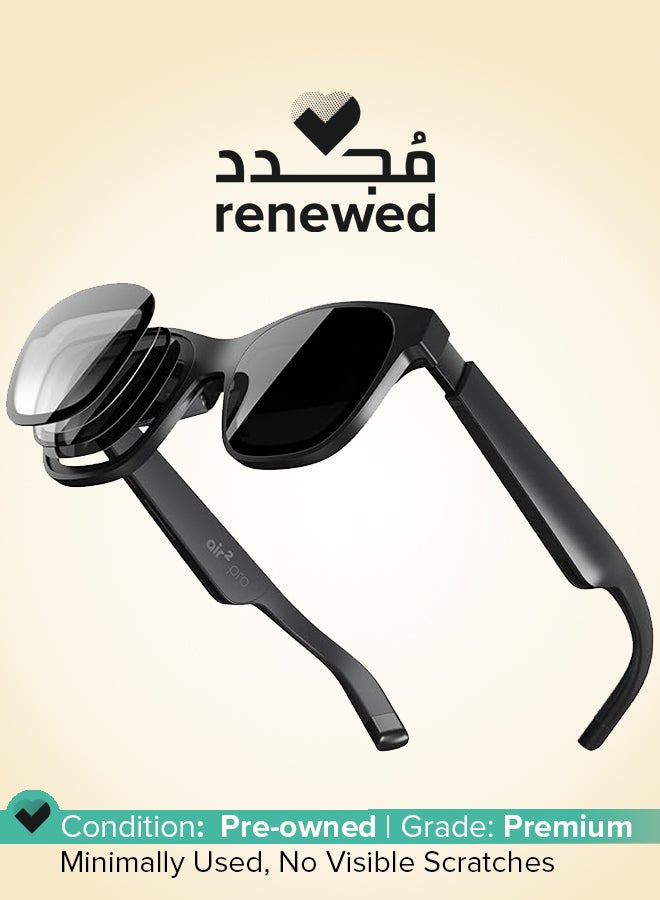 XREAL Renewed - Air 2 Pro AR Glasses -Grey  - Image 1