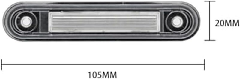 Vuzmode Car Rear White License Plate Light for Benz - Image 4