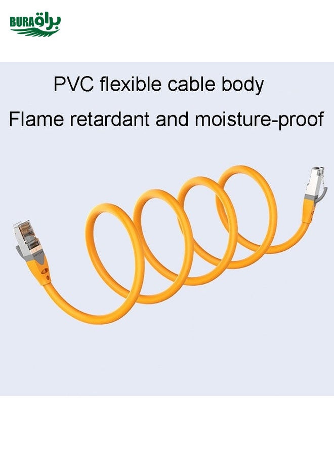 BURAQ 25m CAT6 Gigabit Ethernet Double Shielded Cable High Speed Broadband Cable  - Image 2