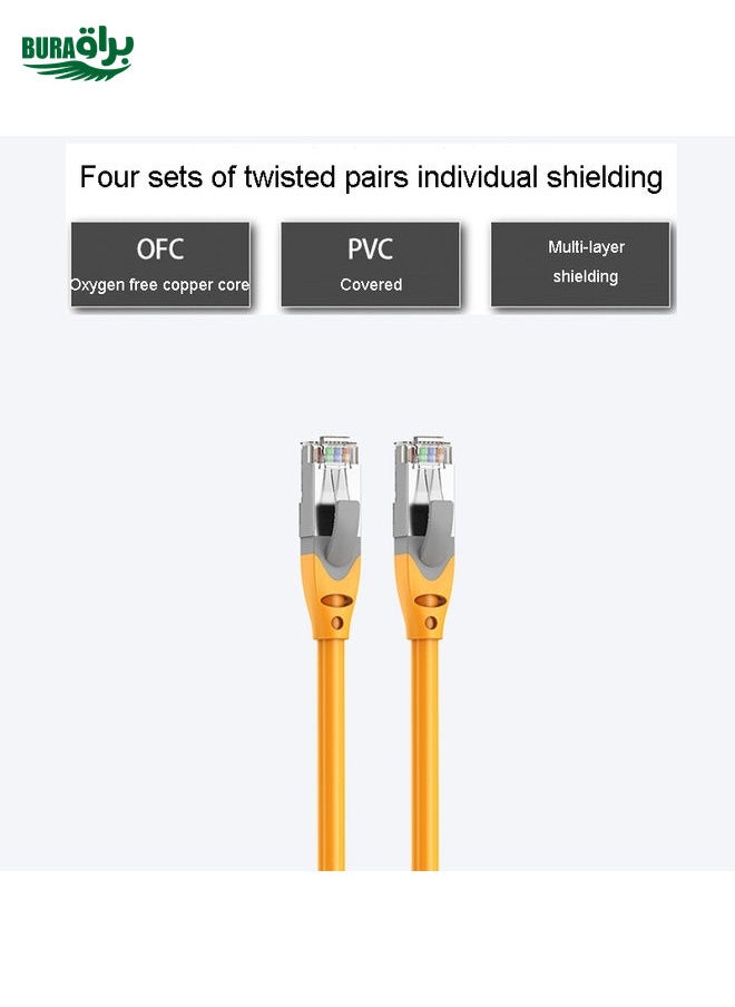 BURAQ 25m CAT6 Gigabit Ethernet Double Shielded Cable High Speed Broadband Cable  - Image 4