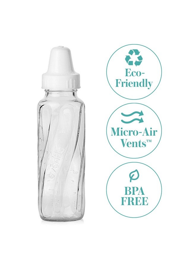 Evenflo Feeding Classic Glass Twist Bottles 8 Ounce (Pack Of 6)Clear1018611 - Image 2