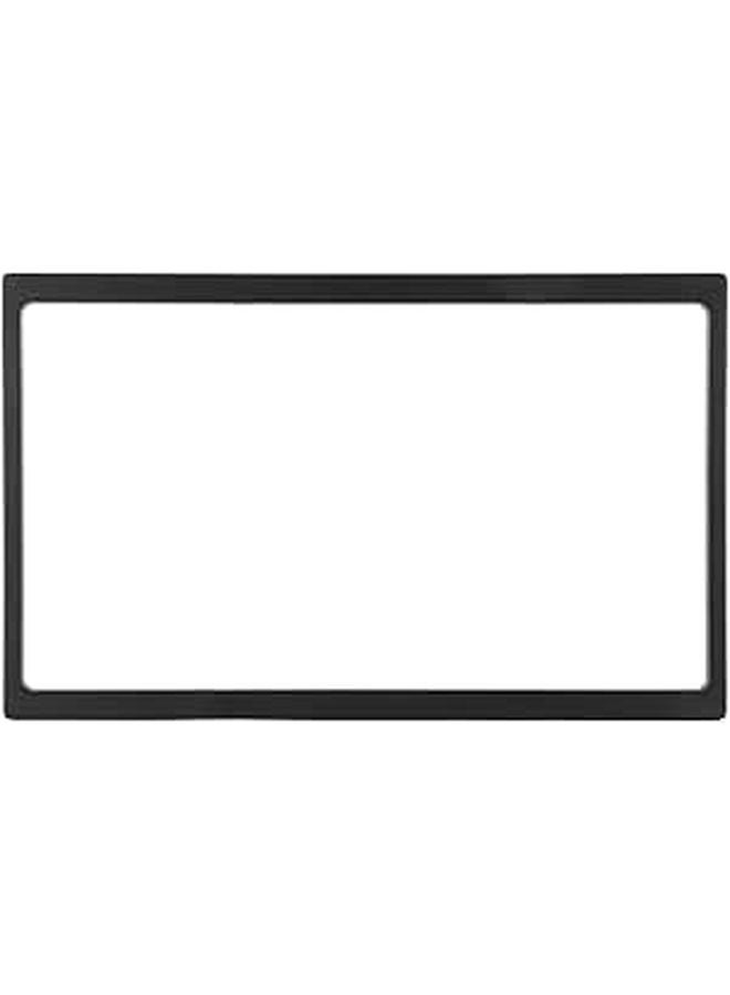 7In 178X102mm Universal 2 Din Dash Mount Panel Frame Black Plastic Durable Replacement - Image 1