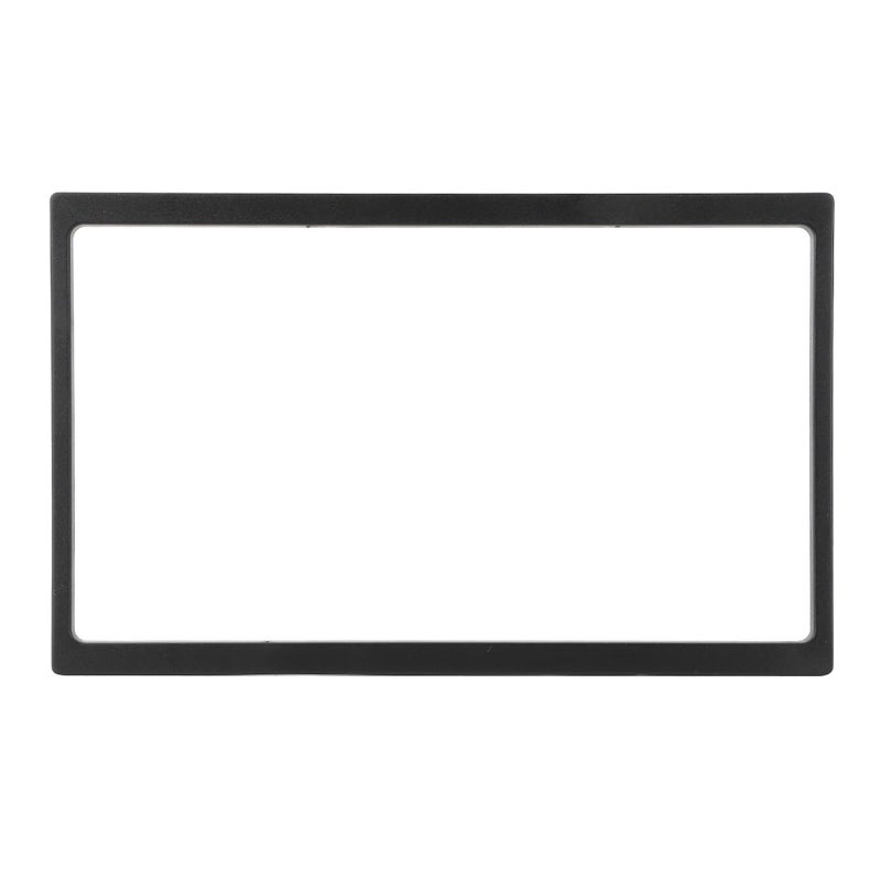 7In 178X102mm Universal 2 Din Dash Mount Panel Frame Black Plastic Durable Replacement - Image 2