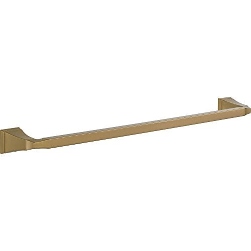 DELTA Dryden 24 inch Towel Bar Champagne Bronze Bathroom Accessories 75124CZ - Image 1