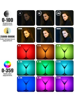 Ulanzi ULANZI VL49 RGB Video Lights, LED Camera Light 360° Full Color Portable Photography Lighting w 3 Cold Shoe, 2000mAh Rechargeable CRI 95+ 2500-9000K Dimmable Panel Lamp Support Magnetic Attraction  - Image 3