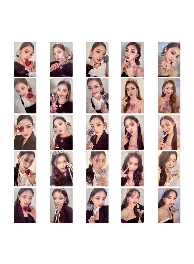 NIBEMINENT 5 Pcs Kpop ITZY - Ryujin CHECKMATE Lomo Cards Card For Fans Collection Gifts - Image 2