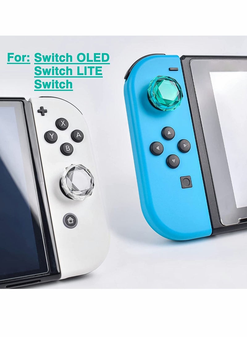 Excefore Diamond 3D Thumb Grips Caps Compatible with Switch & Switch Lite & Switch OLED  - Image 4