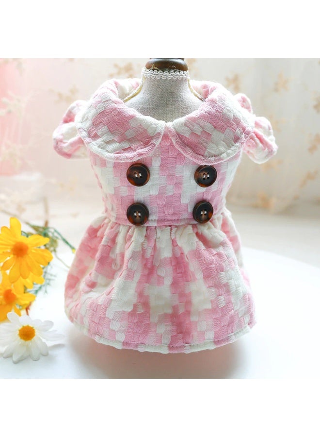 Sweet Cathy Pet Cat Dog Dress Apparel Clothes Doll Collar Elegant Skirt Cute Clothing Costume - Image 2
