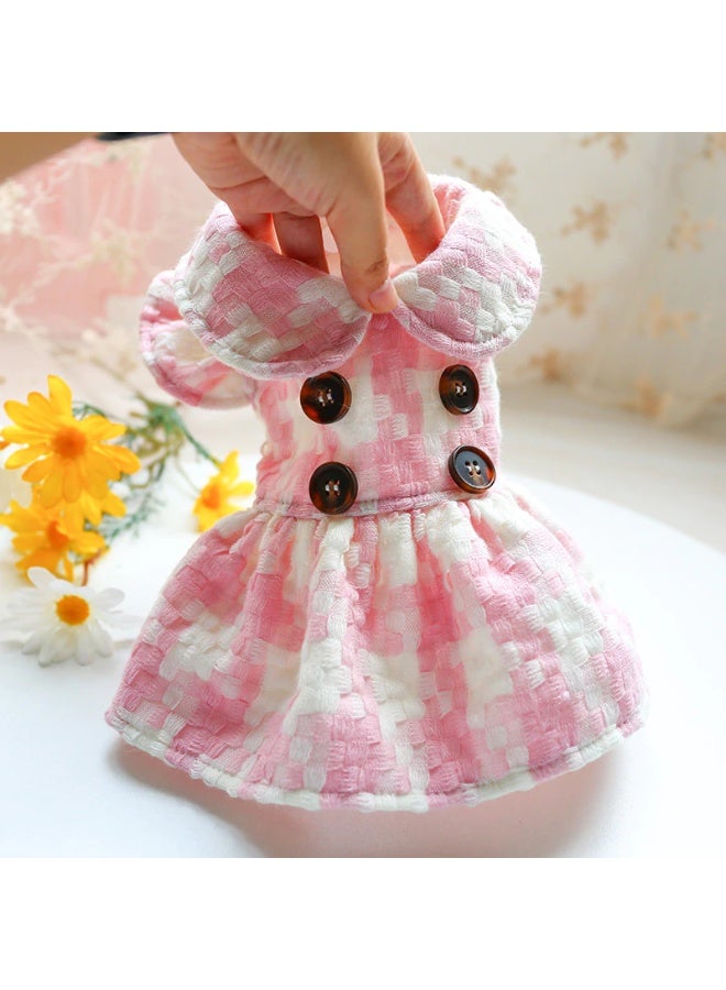 Sweet Cathy Pet Cat Dog Dress Apparel Clothes Doll Collar Elegant Skirt Cute Clothing Costume - Image 4