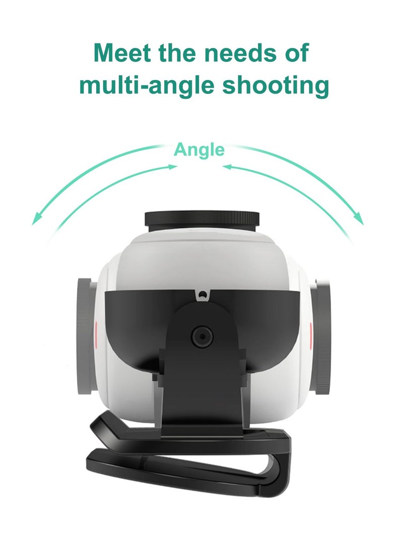 Camera Cap Clip Magnetic Mount Bracket for Insta360 GO3 or GO2 Adjustable Action Camera Baseball Cap Mount Baseball hat Mount for Action Camera  Quick Release Hat Clip for Hands Free Shooting