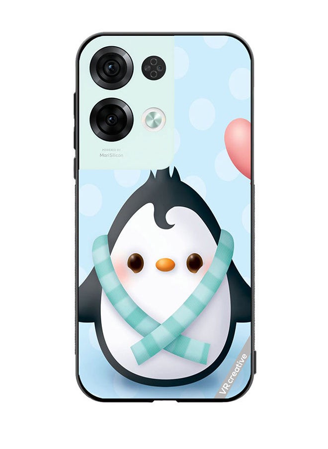 VR CREATIVE Protective Case Cover For Oppo Reno8 Pro Baby Penguin Design Multicolour  - Image 1