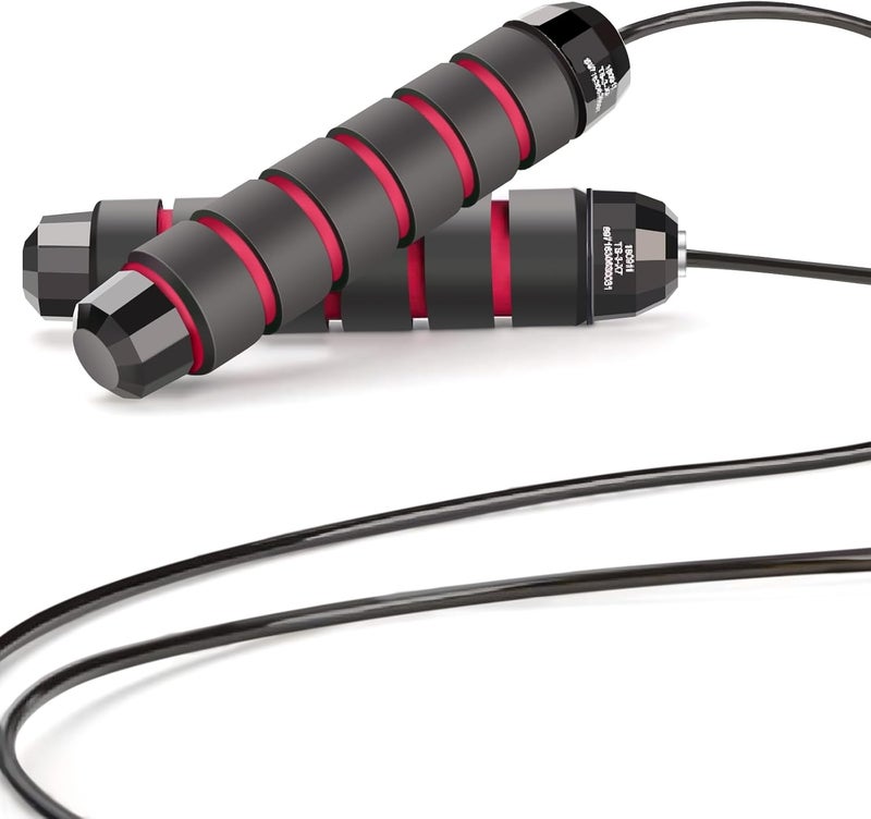 Degol Skipping Rope with Ball Bearings Rapid Speed Adjustable Jump Rope Cable and 6” Memory Foam Handles Ideal for Aerobic Exercise Like Speed Training, Extreme Jumping, Endurance Training and Gym - Image 1
