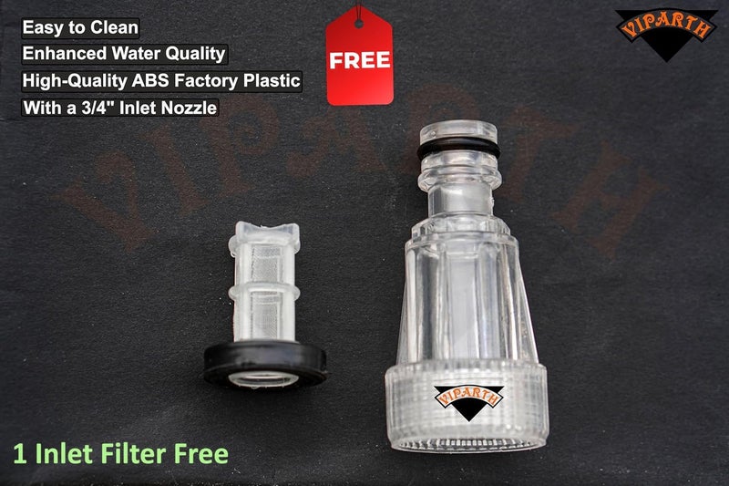VIPARTH Pressure Washer 8 Meter Hose Pipe upto 2500 PSI | Free 1 Inlet Filter | Universal Compatibility | Heavy-Duty Construction | Durable and Reliable | Explosion Proof - Image 4