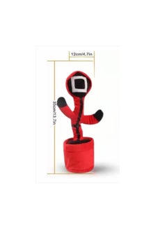 Musaffa Dancing Cactus Toy - LED Light Up, Talking & Singing Plush, Rechargeable Interactive Toy for Kids & Fun Gift  - Image 3