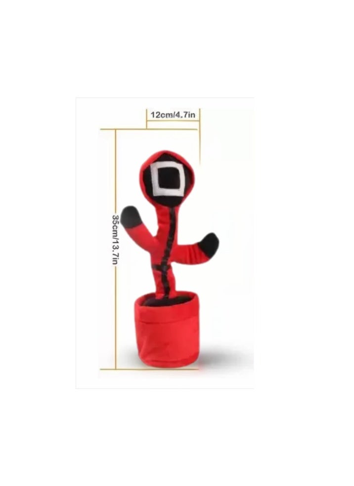 Musaffa - Dancing Cactus Toy - LED Light Up, Talking & Singing Plush, Rechargeable Interactive Toy for Kids & Fun Gift - Image 1