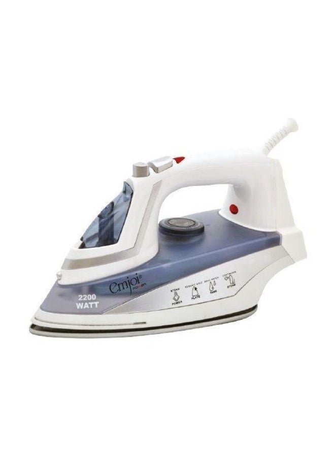 Emjoi Power Steam Iron 2200W with Ceramic Soleplate, Vertical Steam, Steam Burst, Anti-Drip, Self-Clean, Adjustable Thermostat, 220-240V - Image 2