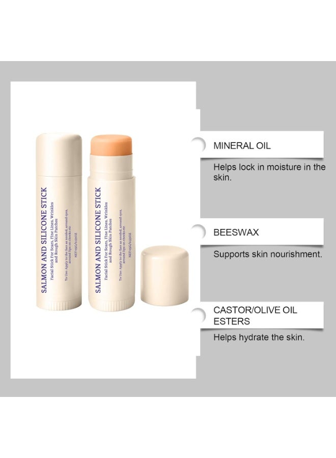 Diva Stuff 2PCS Multi Balm, Wrinkle Removal Collagen Stick,Scar removal, Collagen Moisturing Stick, Anti-aging, Hydrating, Firming Skin, Suitable for Eyes,Face,Neck - Image 3