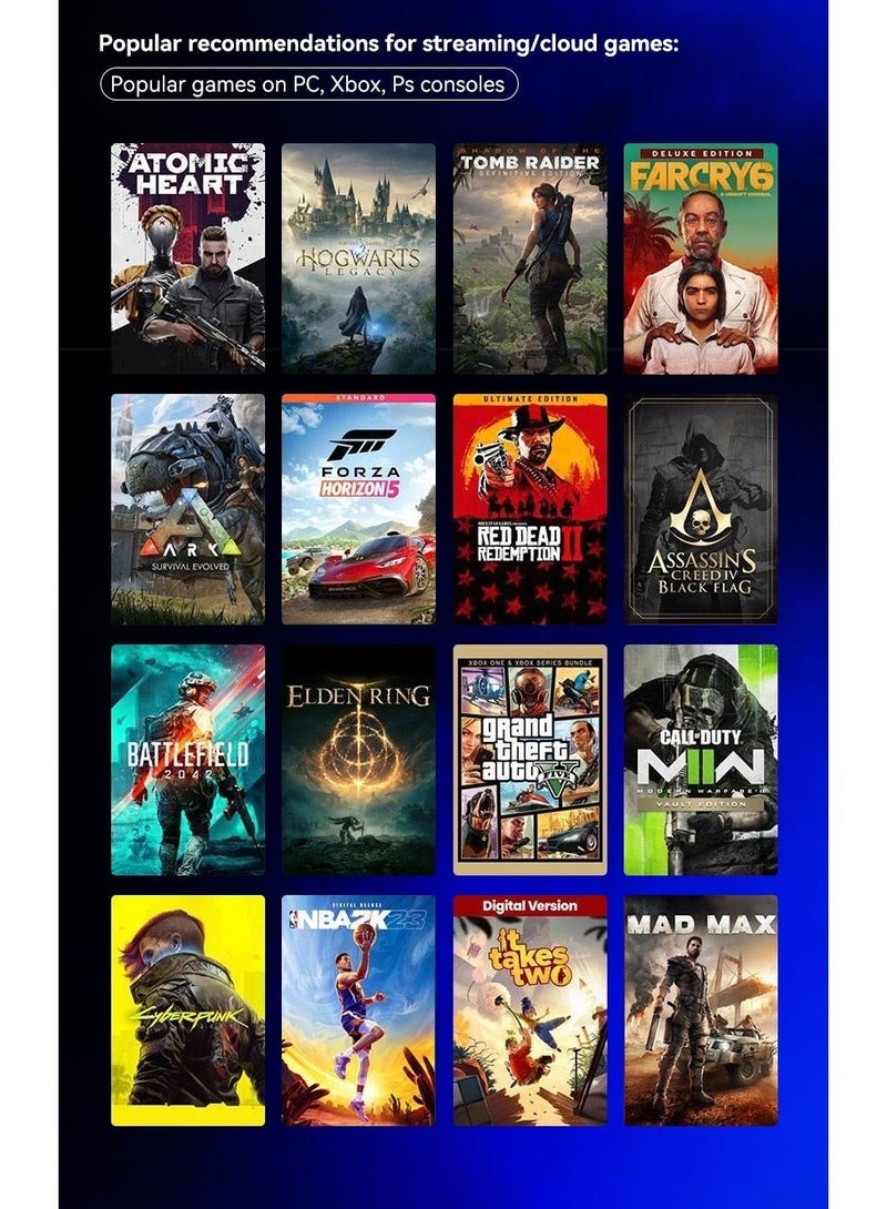 مقابض مرنة التحكم في الألعاب المتحركة D9 تعمل على مقبض أندرويد PS3 PS4 Switch Hall مع توربو/6 جيروسكوب محوري/اهتزاز (أسود) - Image 5