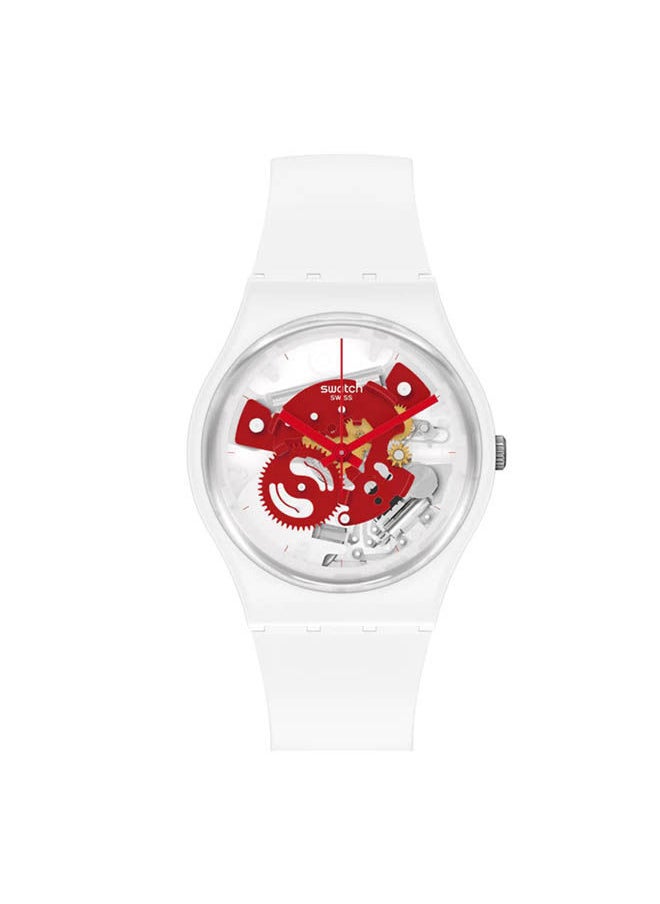 Swatch Silicone Analog  Watch SO31W104  - Image 1