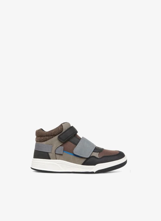 LBL by Shoexpress Boys Panelled High Cut Sneakers