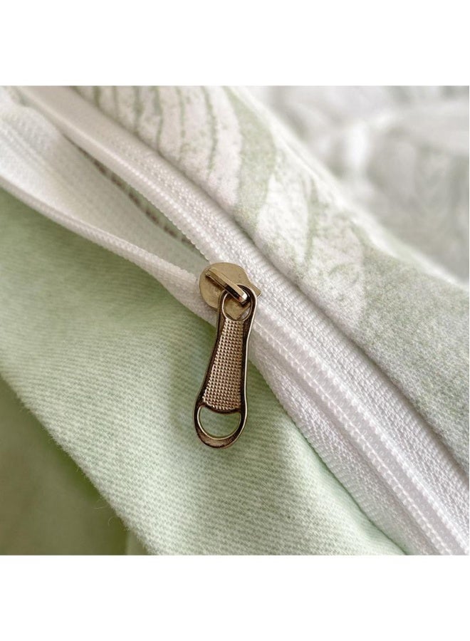 4 قطع من مجموعات اللحاف القطني تناسب السرير المزدوج بحجم 1.5 م / 1.8 م هدية لبيت جديد هدية عيد ميلاد - Image 5