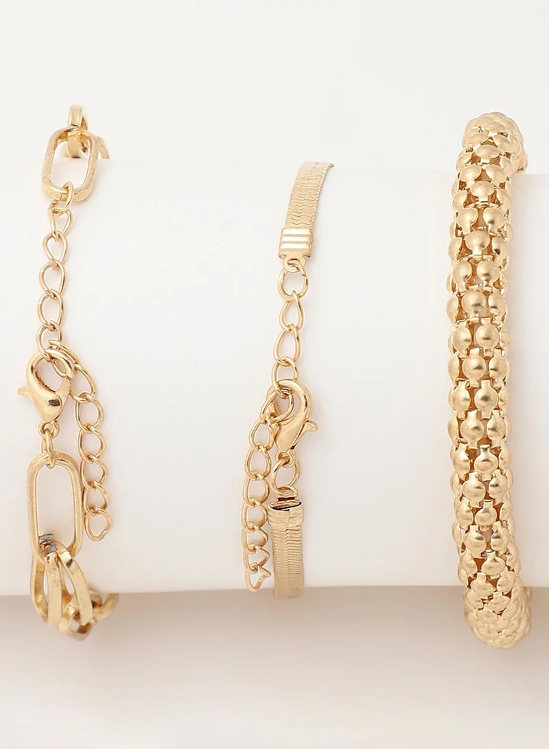 SOHI Casual Multi-Layer Artificial Bracelet Jewellery