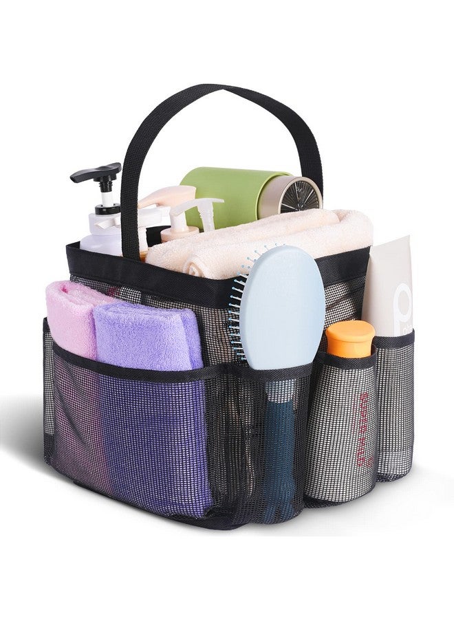 EUDELE Eudele Mesh Shower Caddy Portable for College Dorm Room Essentials, 8-Pocket Large Capacity Shower Bag for Beach, Swimming, Gym - Image 1