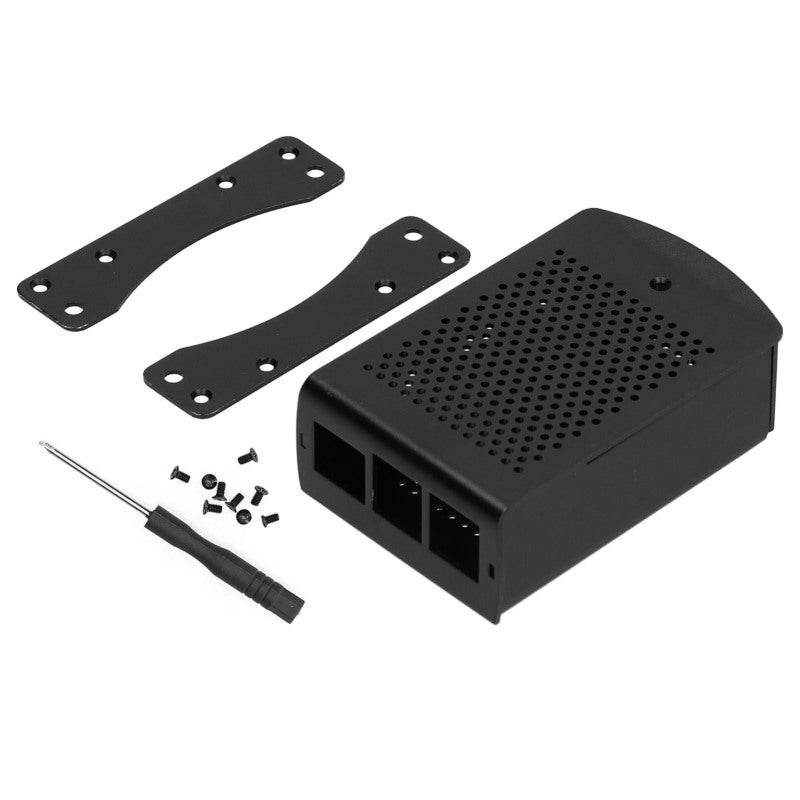 Raspberry Pi Enclosure: Aluminum Alloy Case With Dual-Side Vent Holes - High Hardness Cooling Heatsink for Raspberry Pi 2 3 B B+ Model, DIY Electronics Enthusiasts - Image 1