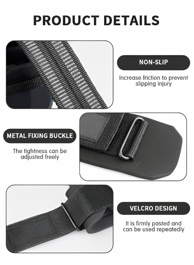 GROIC Lifting Wrist Straps for Weightlifting Power Weight Lifting Wrist Wraps for Weightlifting, Bodybuilding, Powerlifting, Strength Training, Deadlifts Straps  - Image 3