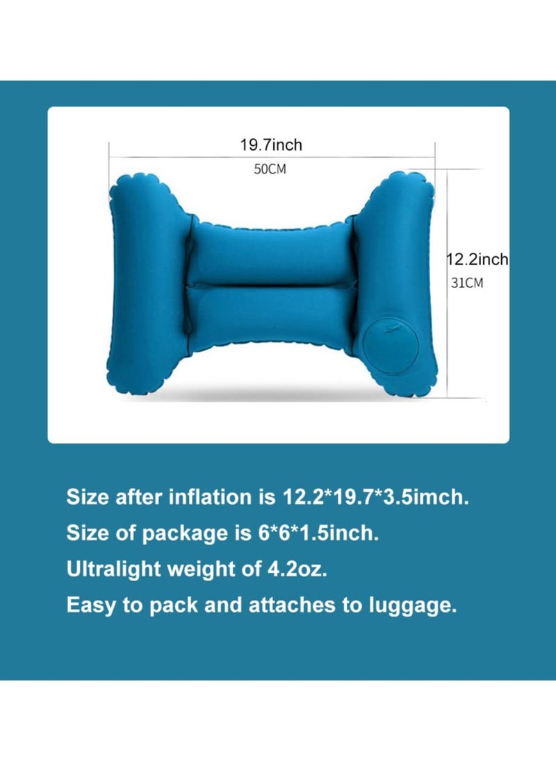 Inflatable Lumbar Support, Travel Waist Air Pillow Inflatable Waist Pillow Lumbar Support Pillow Waist Comfort Inflatable Air Pillow for Journey Traveling Airplanes/Cars/Buses/Trains/Office - pzsku/Z37DA58EE896AE023CD24Z/45/_/1698665842/65d92e06-a6ea-4941-baed-3cbaf9261fca