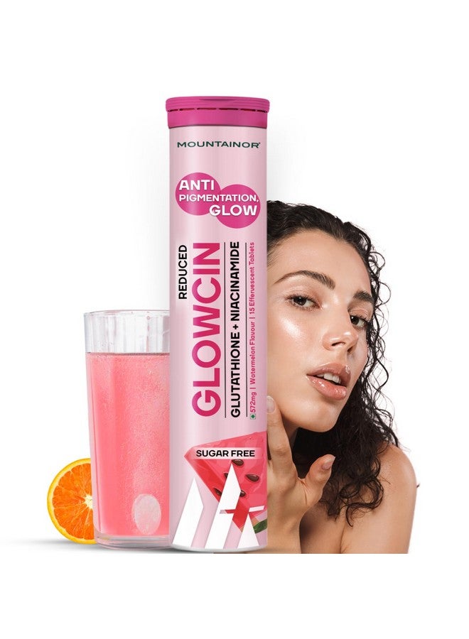 ماونتاينر أقراص الجلوتاثيون لبشرة كورية متوهجة ومشرقة. تحارب التصبغ والبهتان، مكونات مثبتة سريريًا - النياسيناميد وفيتامين سي يساعدان في تقليل الميلانين، وتنقية البشرة الصحية والمشرقة، خالية من السكر (15 قرصًا) - Image 1