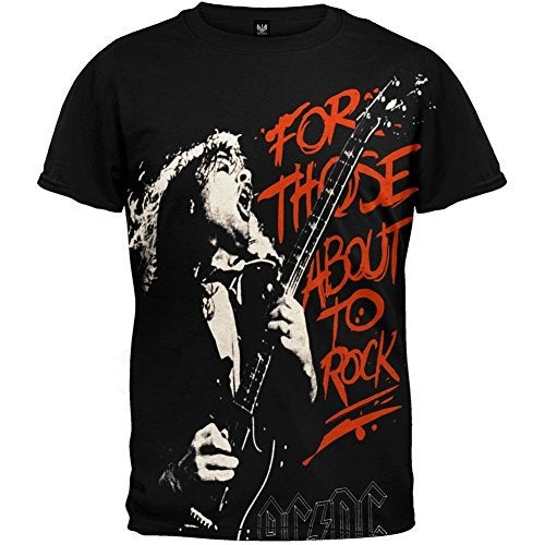 Liquid Blue Men's Those About To Rock T-Shirt, Black, Medium - Image 5