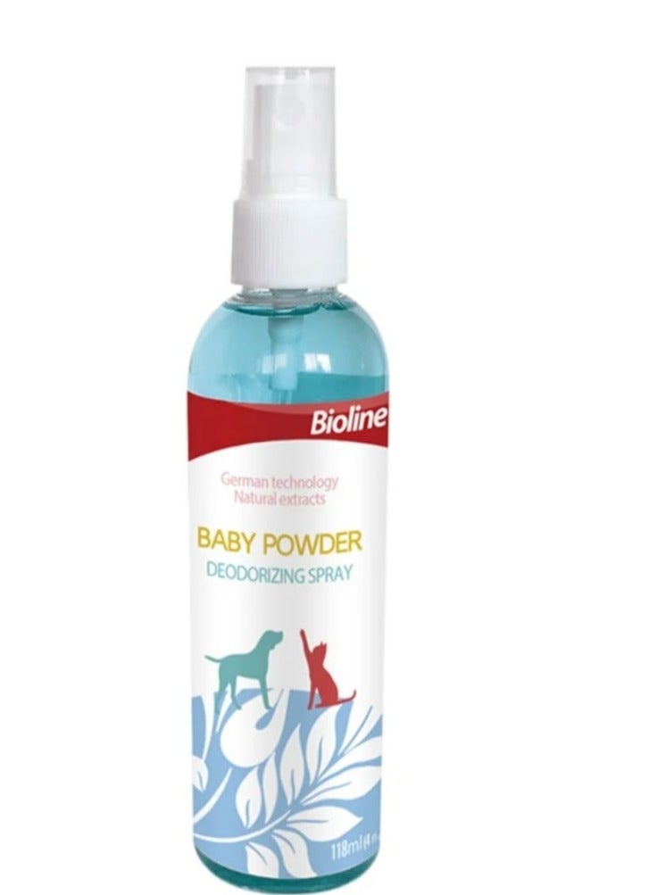Bioline Baby Powder Deodorizing Spray 118ml
