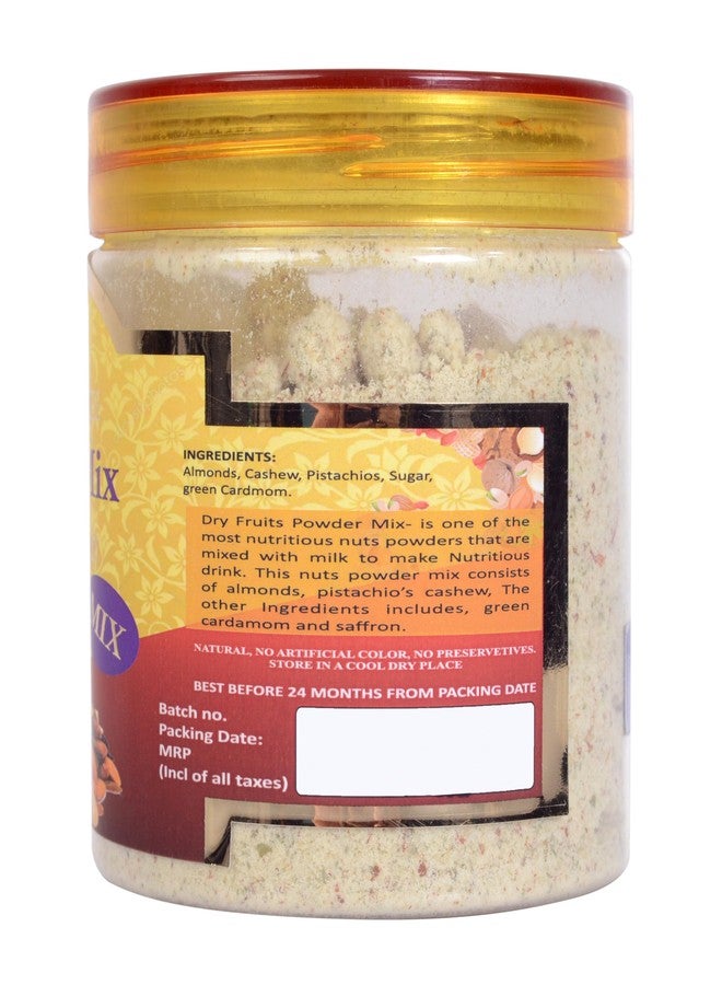 LIDDER Organic Kashmiri Dry fruit And Saffron Mix Healthy Powder (Natural) | Organic Kashmiri Mix Healthy Powder | Dry Fruit Powder | Saffron Mix Healthy Powder | 100% Organic Kashmiri Mix Healthy Powder - 180 gm Pack of 1 - Image 4
