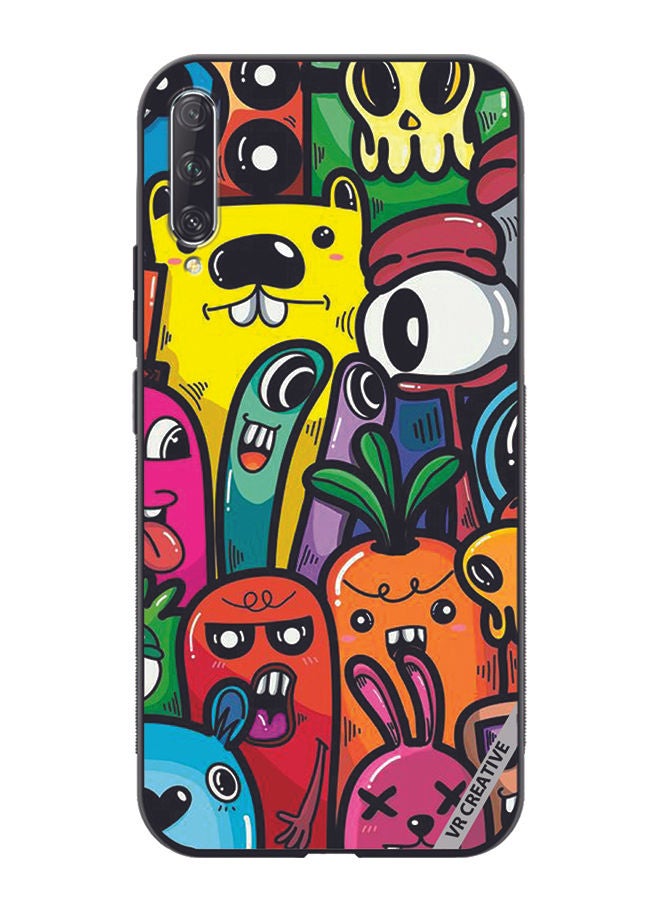 VR CREATIVE Protective Case Cover For Huawei Nova Y9S Cartoon3 Design Multicolour - Image 1