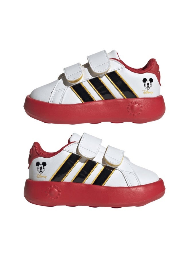 Adidas Grand Court Mickey Cf I White Sportswear Shoes For Infant 3K  - Image 1