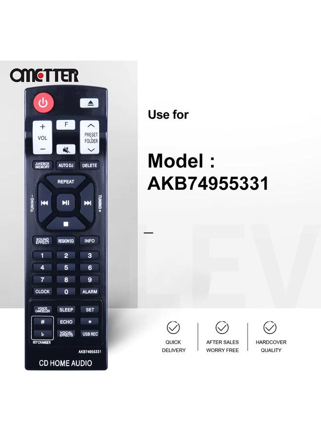 OMETTER - AKB74955331 For Remote Control CJ87 CJ88 CJ98 OJ98 CD Home Audio Mini Hi-Fi System - Image 1