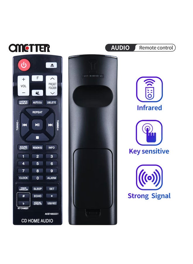 OMETTER - AKB74955331 For Remote Control CJ87 CJ88 CJ98 OJ98 CD Home Audio Mini Hi-Fi System - Image 1