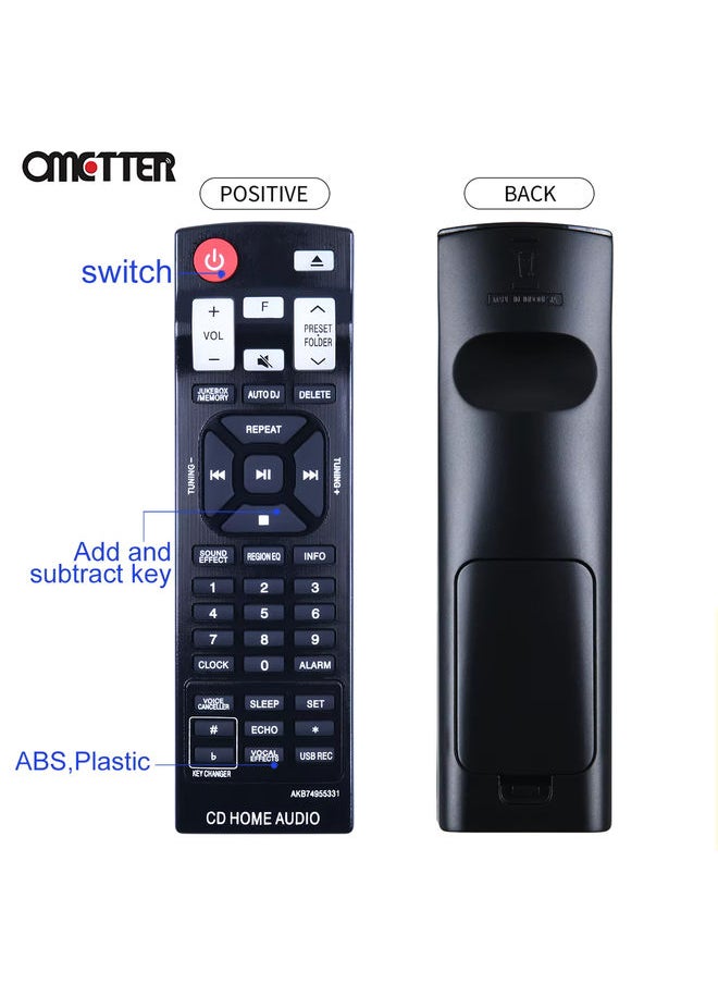 OMETTER - AKB74955331 For Remote Control CJ87 CJ88 CJ98 OJ98 CD Home Audio Mini Hi-Fi System - Image 1